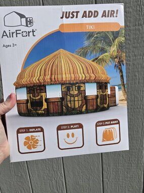 The Original AirFort Build An AirFort in 30 Seconds Tiki Hut Build a Fort